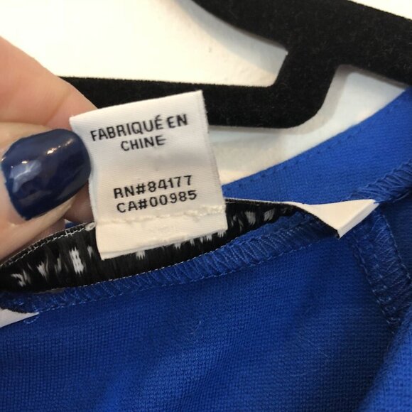 Diane von Furstenberg DVF Size 2 Delyse Full Skirt Mini Dress A-Line Cobalt - Picture 13 of 14